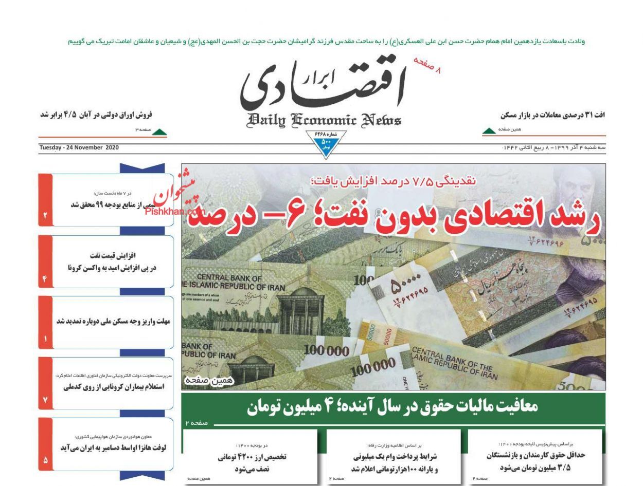 اغنیا در حاشیه امن مالیاتی/ حذف لبنیات از سفره اقشار کم درآمد/ بنگاه&zwnj;های کوچک بازندگان بزرگ بحران کرونا