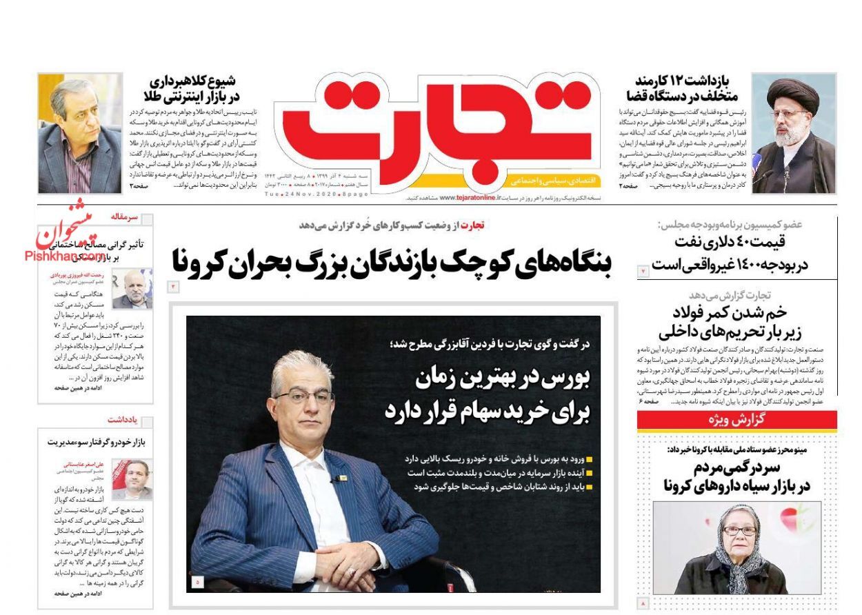 اغنیا در حاشیه امن مالیاتی/ حذف لبنیات از سفره اقشار کم درآمد/ بنگاه&zwnj;های کوچک بازندگان بزرگ بحران کرونا