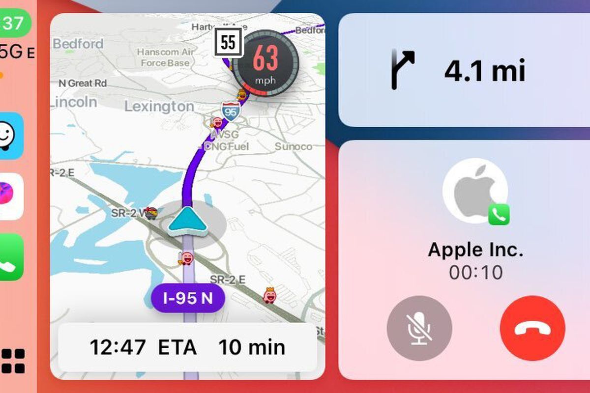 پشتیبانی Waze از حالت split-view CarPlay