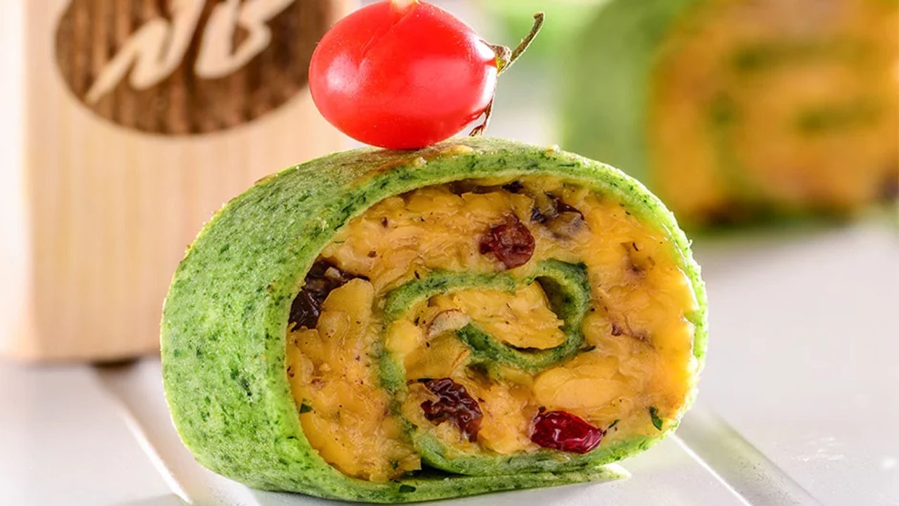 کرپ اسفناج با پنیر پراتو + طرز تهیه