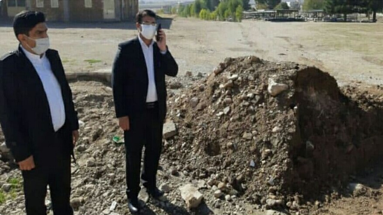بازدید فرماندار چرداول از ورودی آرامستان شهر شباب