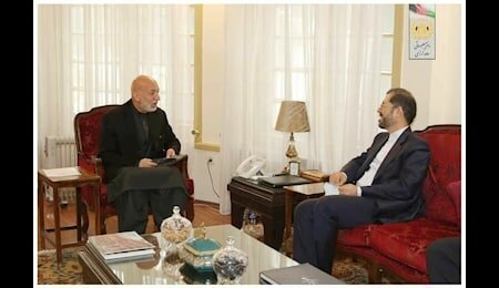 رایزنی سخنگوی وزارت امور خارجه کشورمان با رئیس جمهور سابق افغانستان