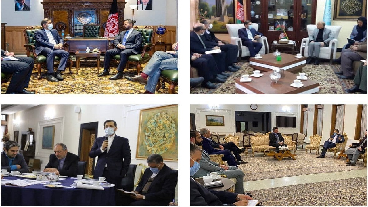 گفت‌وگو و تبادل نظر سخنگوی وزارت امور خارجه با مقامات افغان در سفر به افغانستان