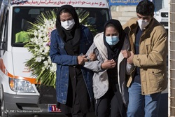 تشییع و خاکسپاری دو شهید گمنام دفاع مقدس - اهواز