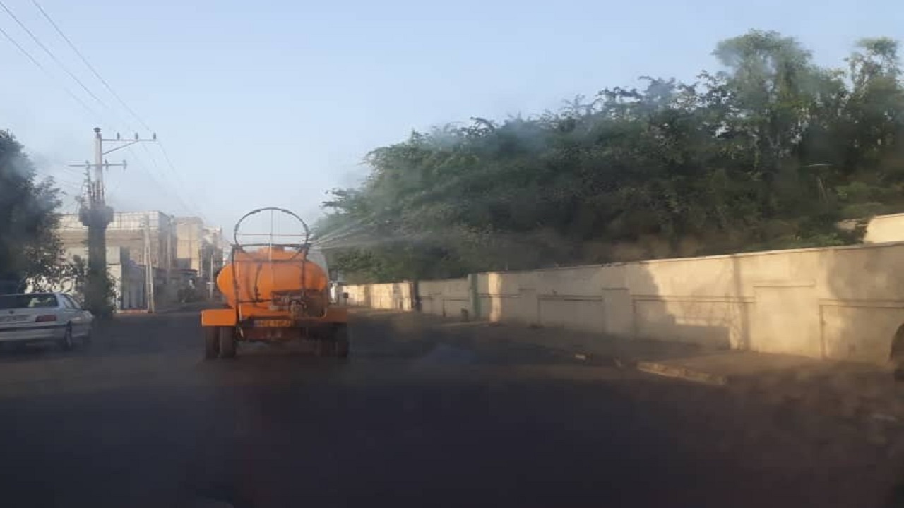 شهر چابهار با یک میلیون لیتر محلول ضدعفونی شد