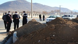 ایجاد دوربرگردان استاندارد در بلوار رهبر شهرکرد