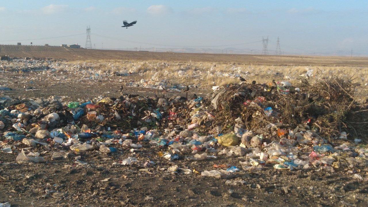 تصاویری از محل دپوی زباله در صالح‌آباد