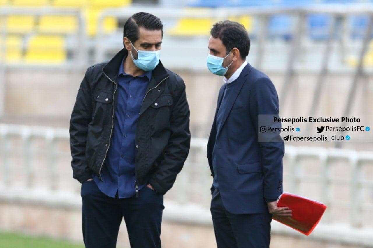 حضور شکوری در تمرین امروز پرسپولیس