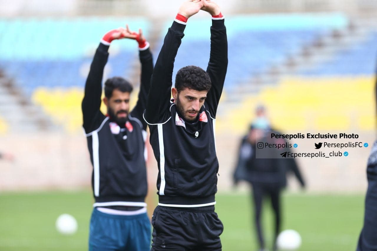 حضور شکوری در تمرین امروز پرسپولیس