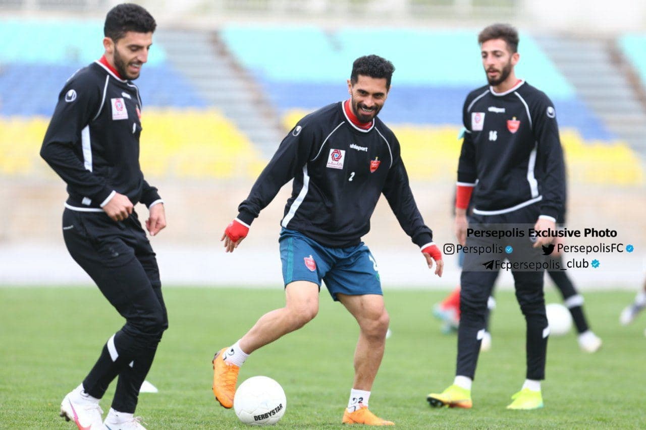 حضور شکوری در تمرین امروز پرسپولیس