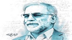 لحظه وداع با پیکر شهید محسن فخری‌زاده + فیلم