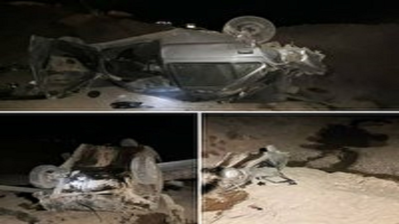 واژگونی پژو۴۰۵ در محور آرادان به سرخه