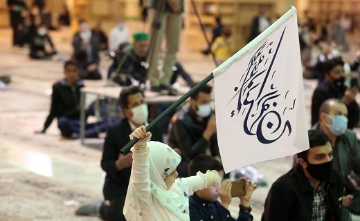 جشن شام میلاد امام زمان (عج) در حرم حضرت معصومه (س)+تصاویر