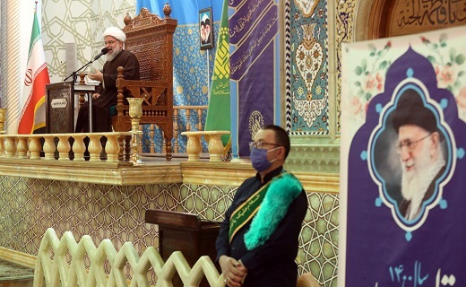 جشن شام میلاد امام زمان (عج) در حرم حضرت معصومه (س)+تصاویر