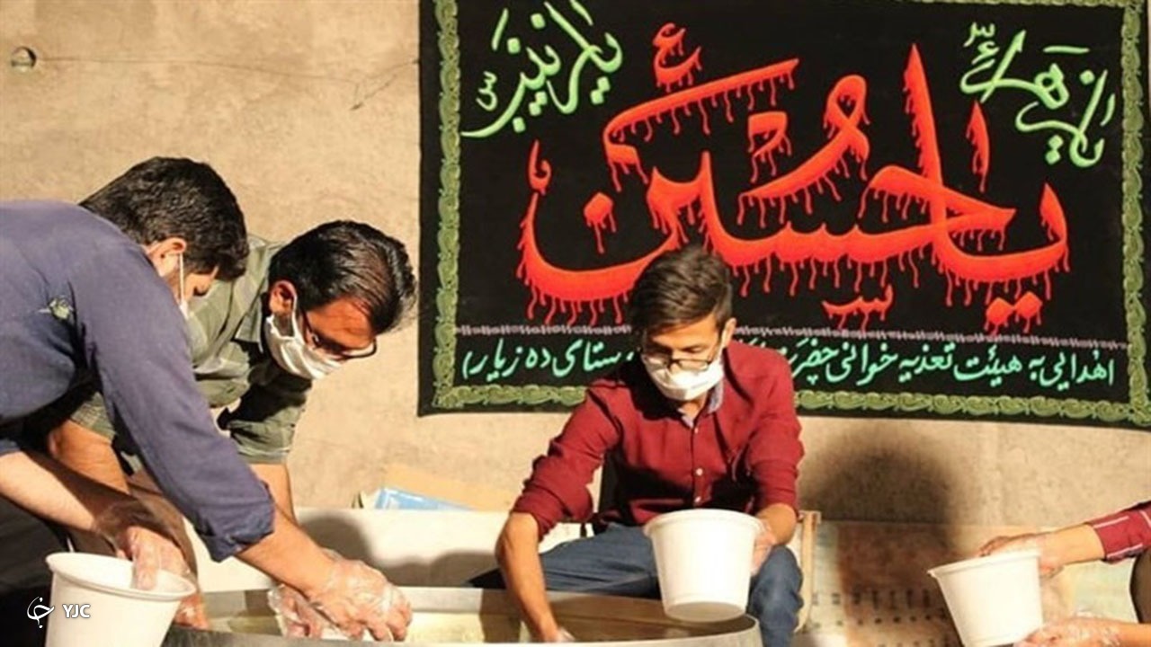اجرای طرح اطعام مهدوی در روستای ده زیار کرمان