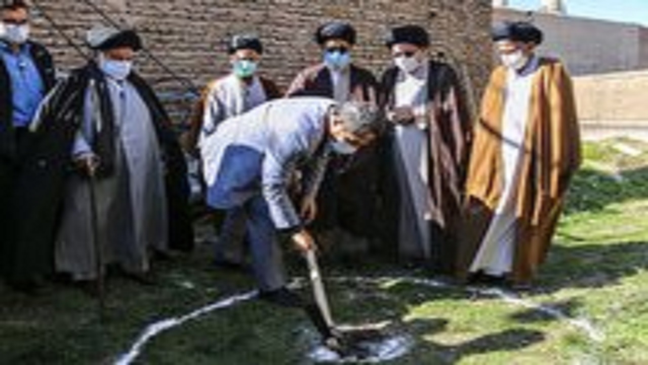 کلنگ زنی مسجد جامع سید تبریز