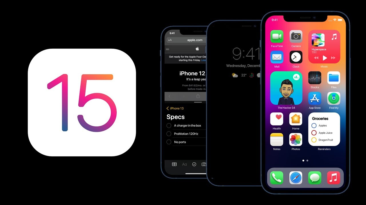 تاریخ عرضه سیستم عامل  iOS 15  و اطلاعات تکمیلی آن فاش شد