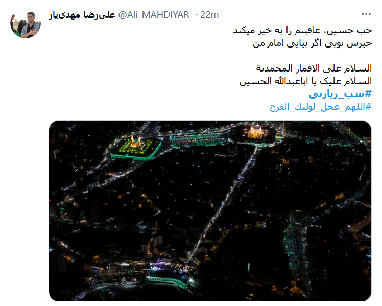میان این همـه آشوب و بیقراریِ شهر / حسین امن&zwnj;ترین تکیه گاه نوکرهاست