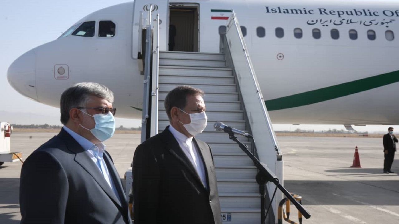 جهانگیری وارد مشهد شد