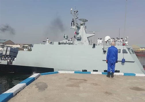 پهلوگیری ناوگروه عملیاتی پاکستان در بندرعباس