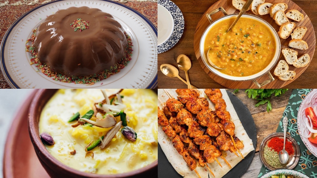 آموزش آشپزی؛ از میرزا قاسمی به ۳ روش مختلف و کباب مرغ سوخاری تا یک دسر خوشمزه و خاص + تصاویر