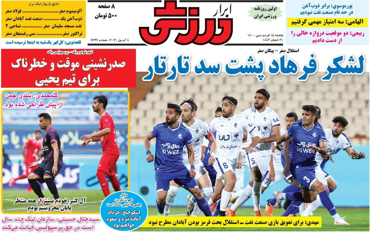 از عیدی سرخابی&zwnj;های پایتخت به رقبا تا وضعیت قرمز در لیگ برتر فوتبال ایران