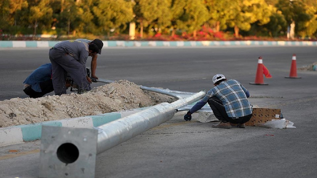تامین مناسب روشنایی بلوار کوثر در بندر ماهشهر