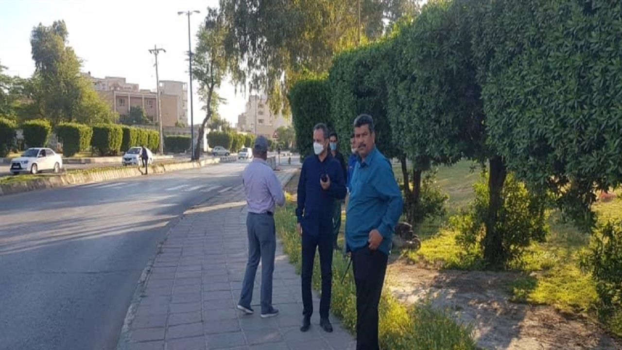 تداوم خدمات رسانی به پارک‌ها در اهواز