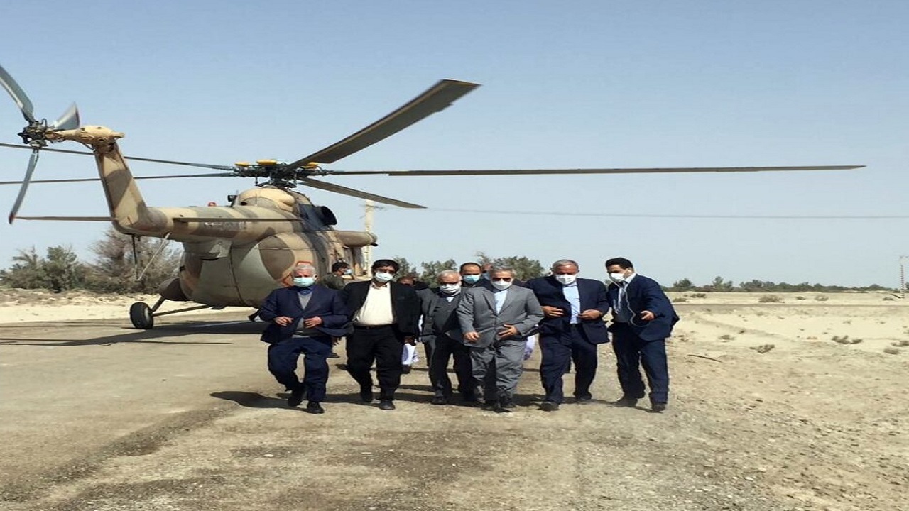 نوبخت وارد نیمروز سیستان و بلوچستان شد