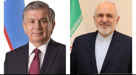 محمدجواد ظریف با رئیس جمهور ازبکستان دیدار کرد