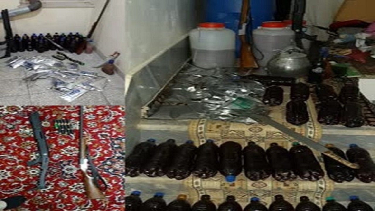 کشف کارگاه توزیع و پخش مشروب در قم