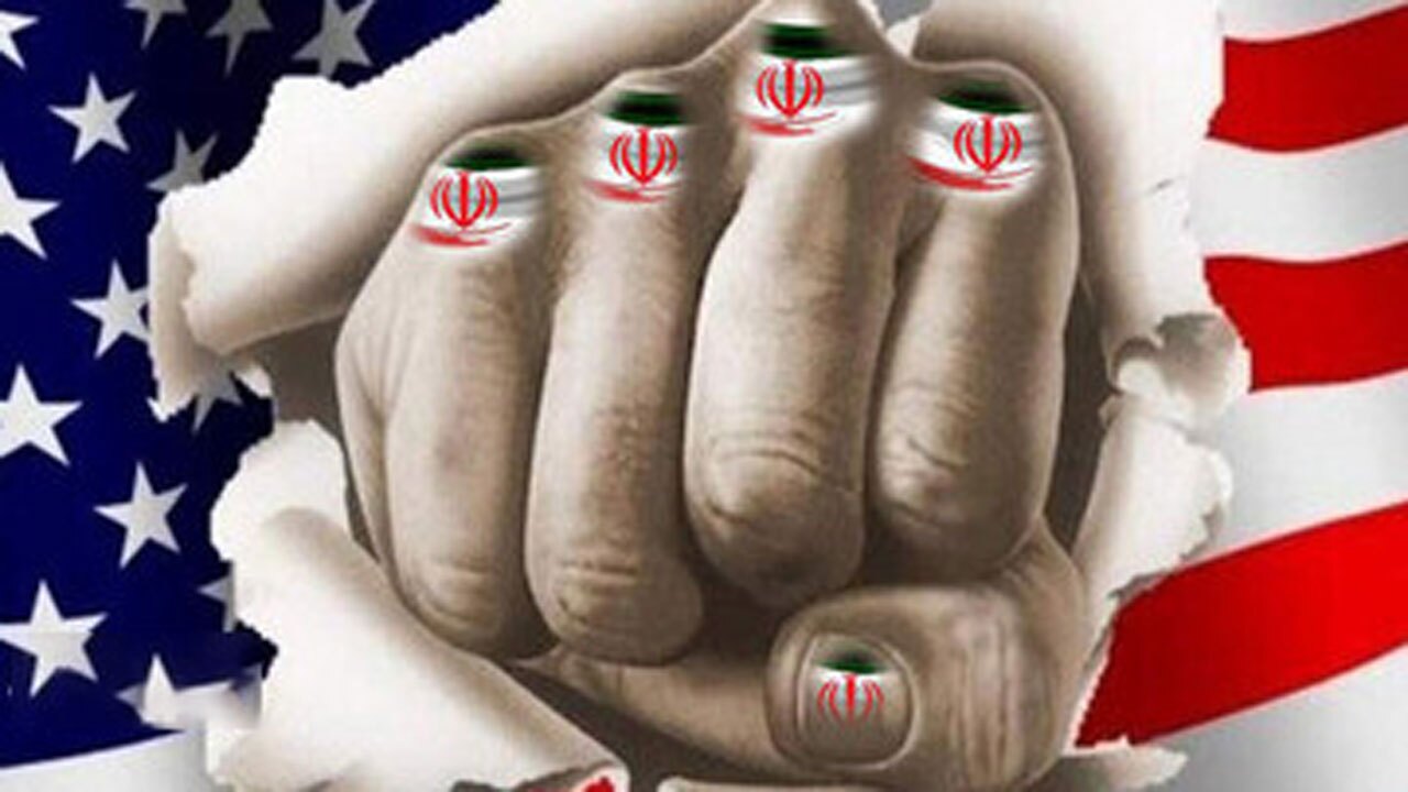 مشت محکم ایران بر پیکر آمریکا + فیلم