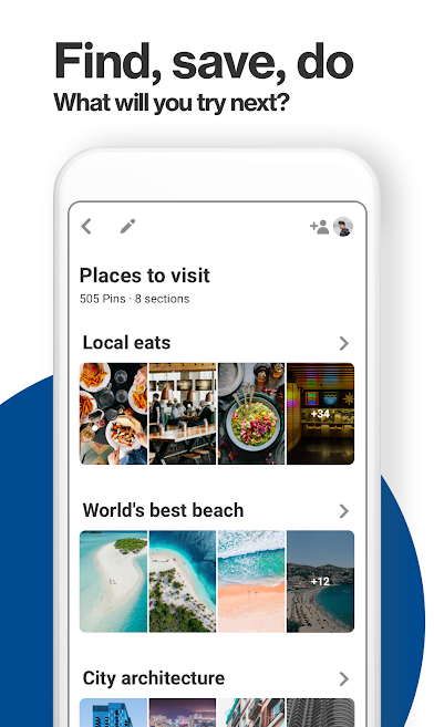 دانلود برنامه  پینترست Pinterest 9.11.0