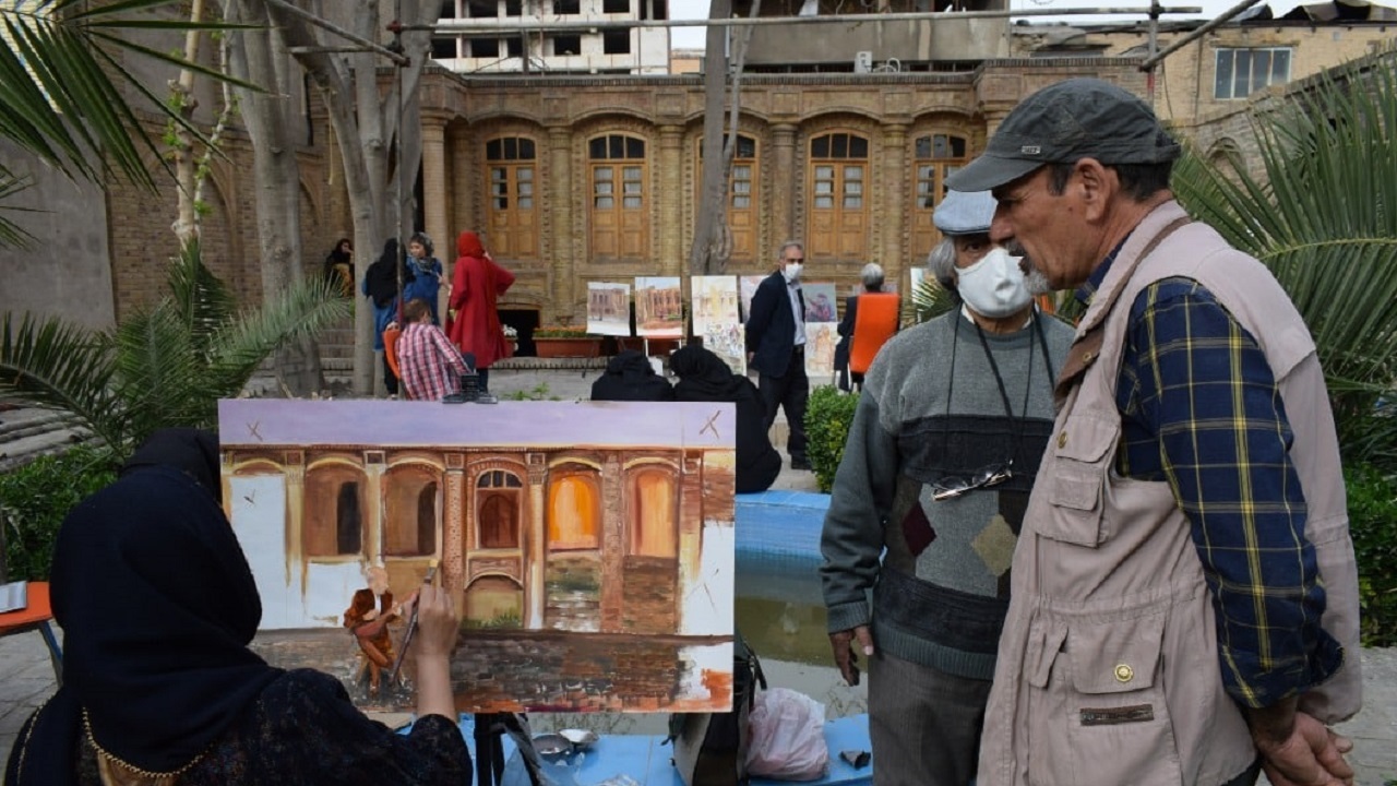 جیگی جیگی ننه خانم مدل فرضی نقاشان مشهدی شد