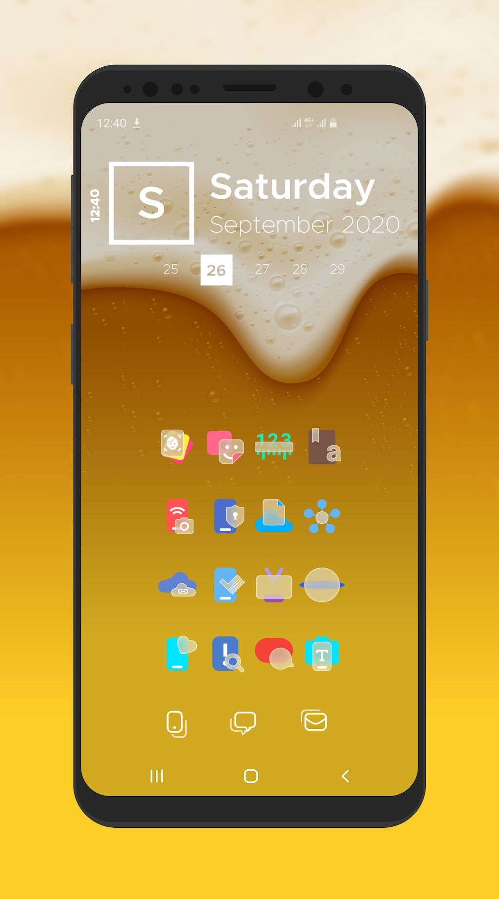 دانلود آیکون پک جذاب Bluric 1.1.8