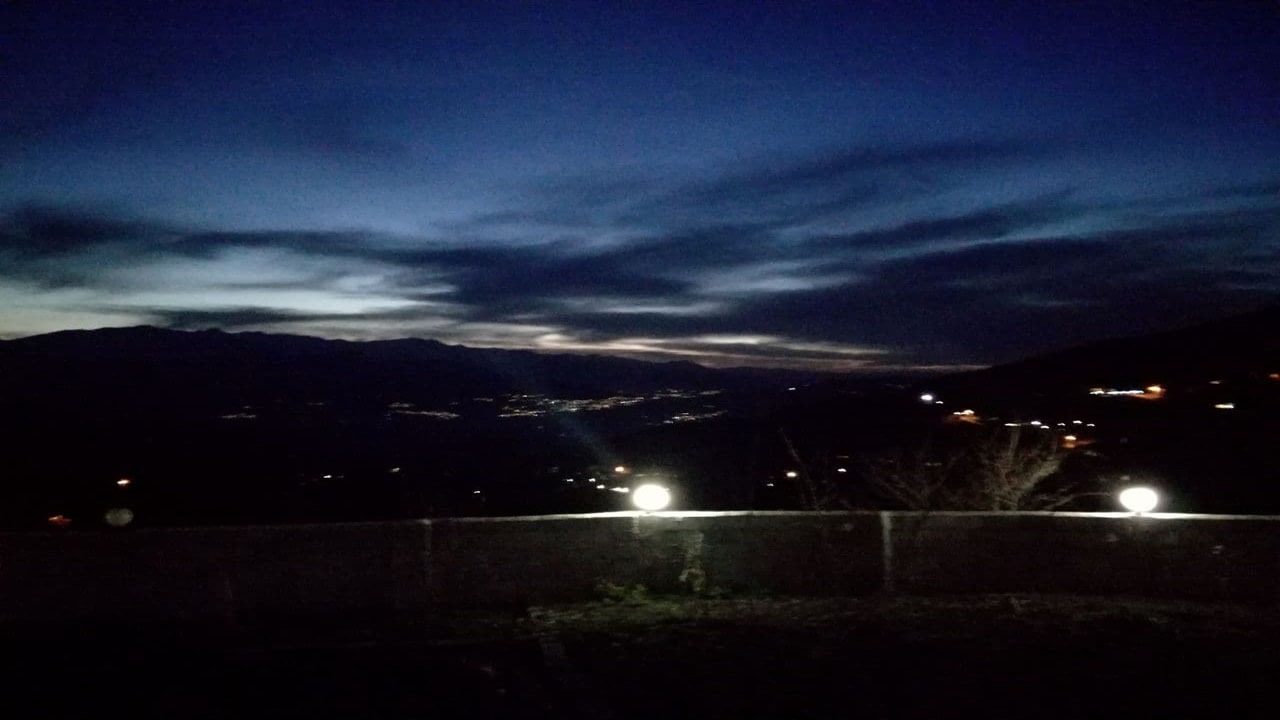 لحظه زیبای غروب آفتاب در روستای لشکنار  + فیلم