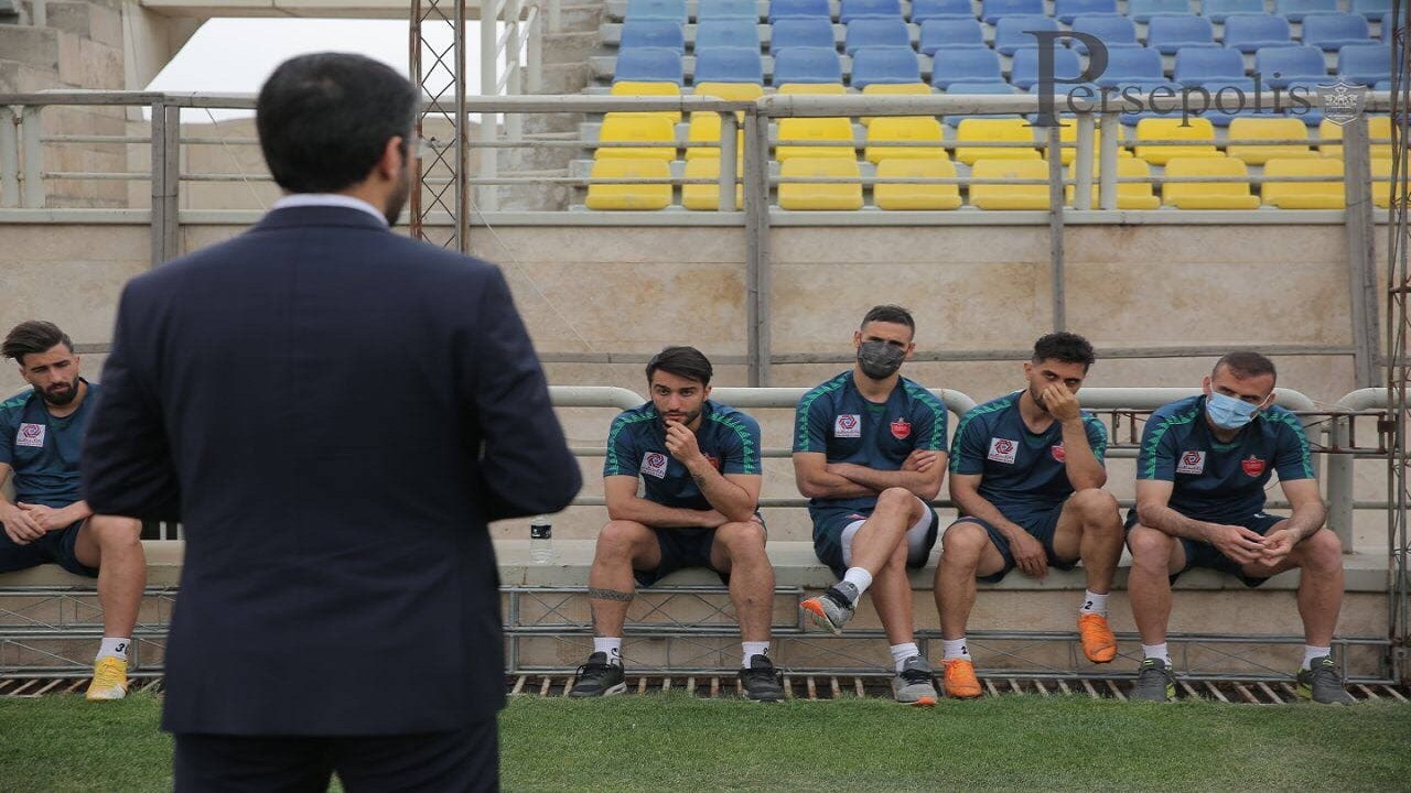 حضور مدیران باشگاه پرسپولیس در تمرینات قبل از اعزام به هند