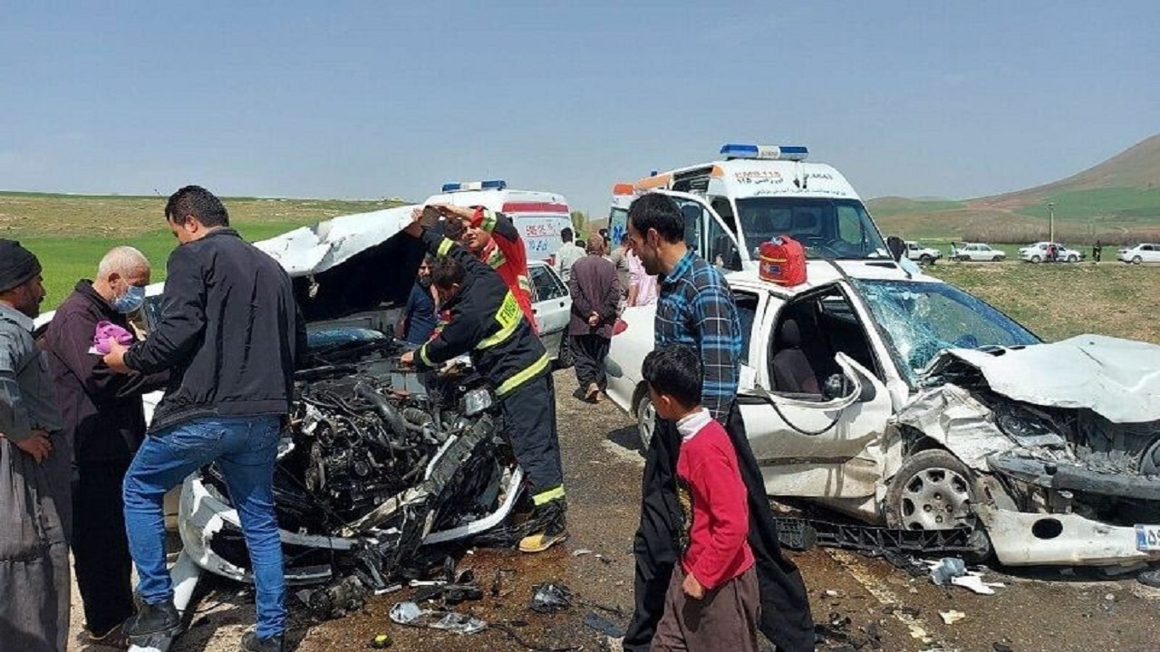 جاده های بوکان باز هم حادثه ساز شد