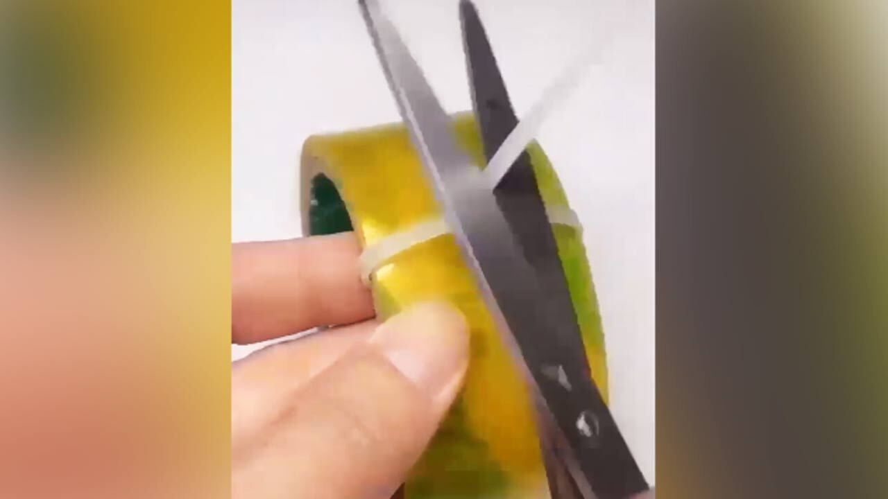 راه حل جالب برای استفاده آسان از چسب نواری + فیلم