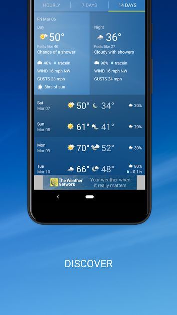 دانلود اپ هواشناسی  Weather Network