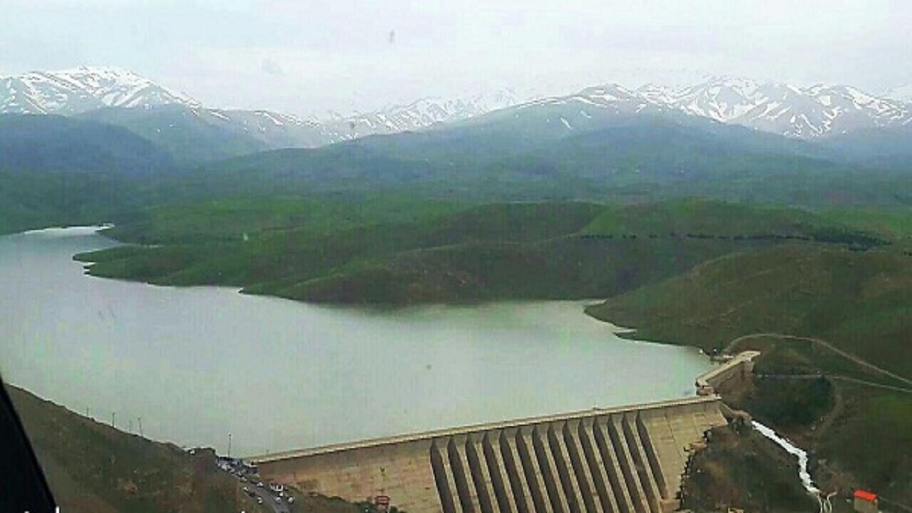 ذخیره سد اکباتان همدان نصف شد