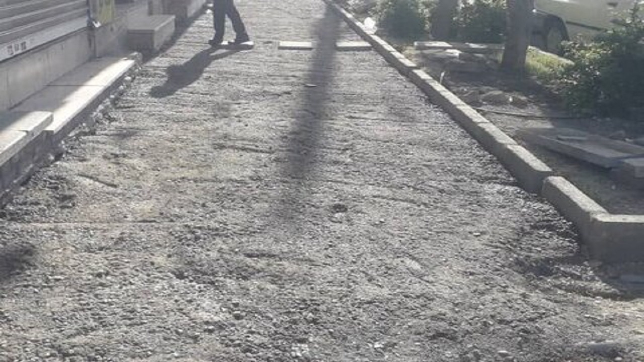 مناسب‌سازی پیاده روی بلوار شریعتی کرج