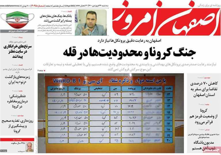 در نطنز چه خبر است؟ / اصفهان هم سوئیس شد