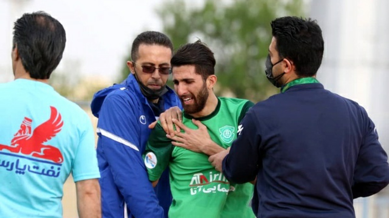 بازیکن ماشین سازی مصدوم شد