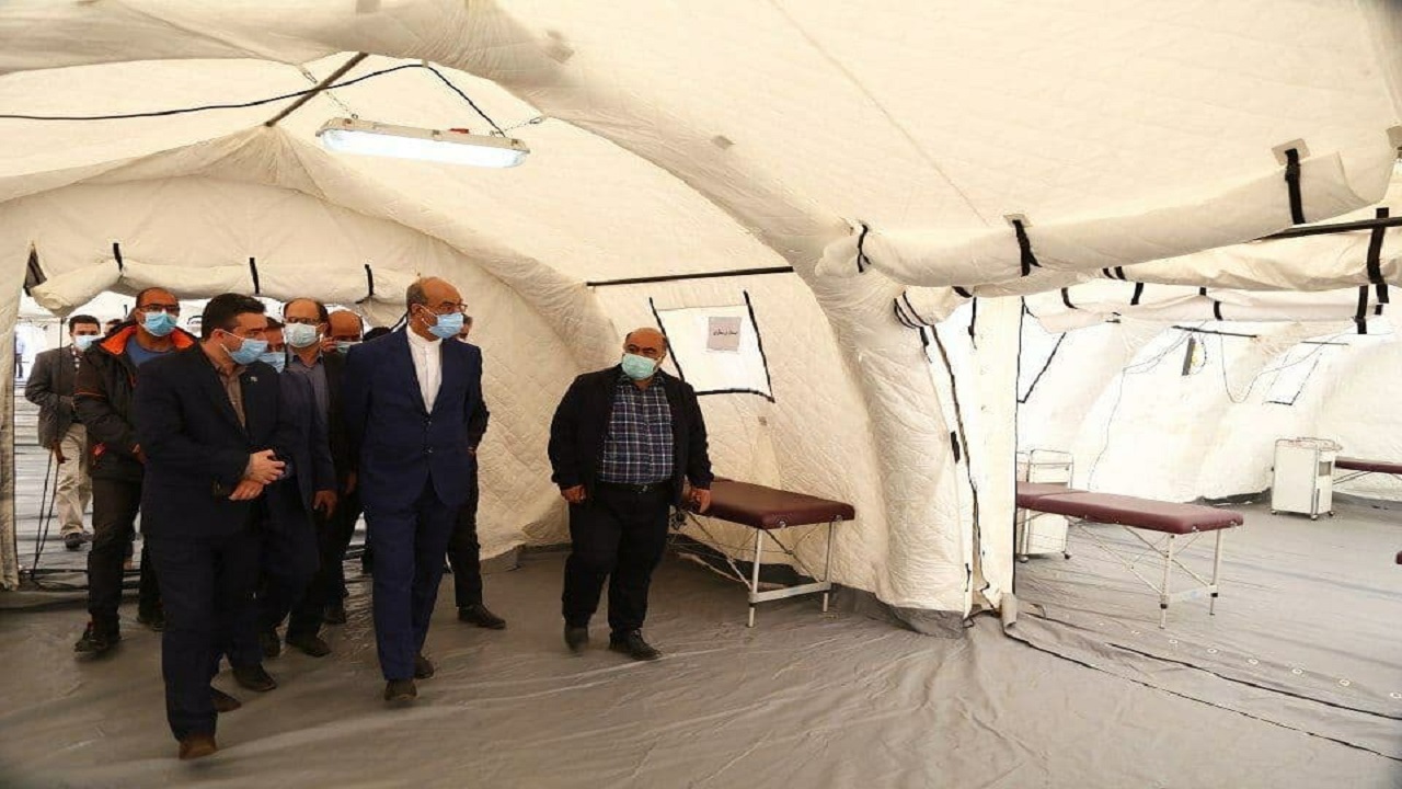 راه اندازی بیمارستان صحرایی در قزوین