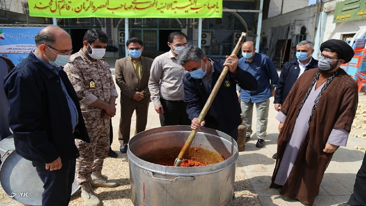 سفره اطعام مهدوی برای نیازمندان خوزستان پهن می‌شود