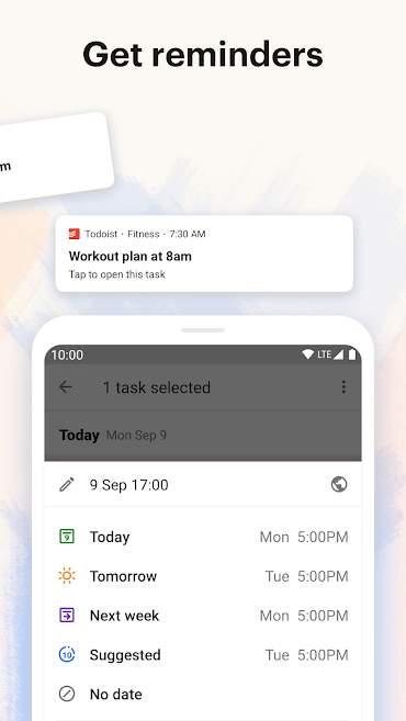 دانلود اپلیکیشن لیست وظایف Todoist