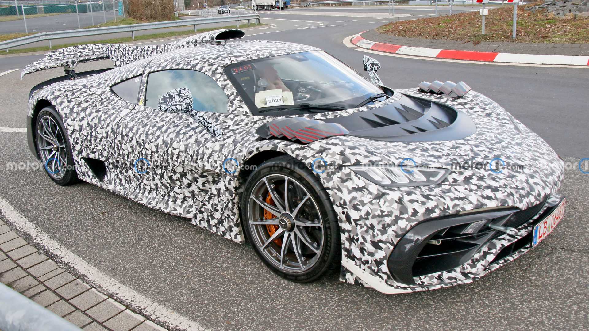 تصاویر جاسوسی Mercedes-AMG One مشخصات آن را لو داد