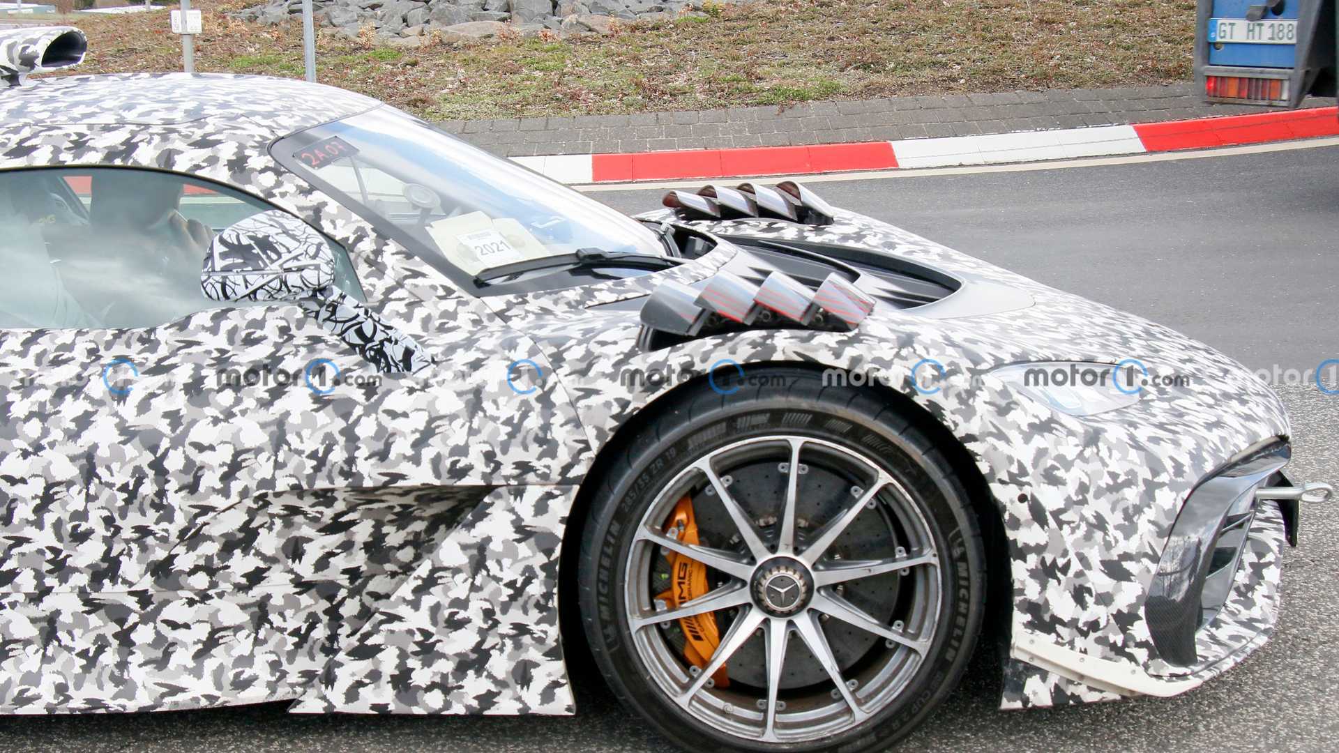 تصاویر جاسوسی Mercedes-AMG One مشخصات آن را لو داد
