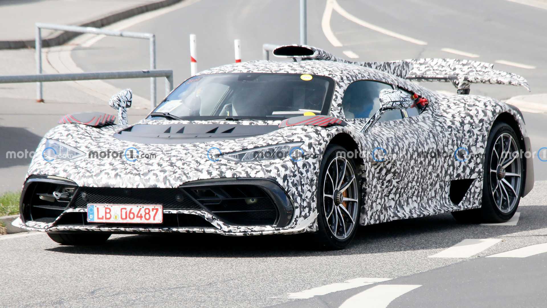 تصاویر جاسوسی Mercedes-AMG One مشخصات آن را لو داد